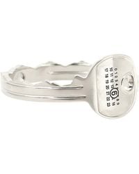 MM6 by Maison Margiela - Numeric Signature Mm6 Bracelet Brass Jewelry - Lyst