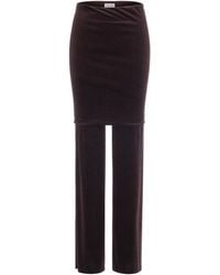 ANDAMANE - Pantalone Sovrapposto Dark - Lyst