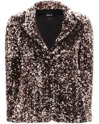 Ella - Single-Breasted Jacket With Sequins - Lyst