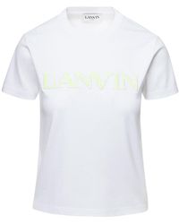 Lanvin - Curb Cotton T-Shirt - Lyst