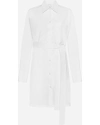 Sportmax - William Cotton-Blend Shirt Dress - Lyst