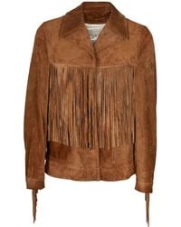 Golden Goose - Waxed Suede Jacket - Lyst