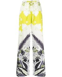 Valentino - Floral-Print Trousers - Lyst