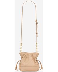 Saint Laurent - Leather Clutch Shoulder Bags - Lyst