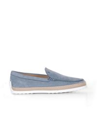Tod's - Loafer Slipper In Suede - Lyst
