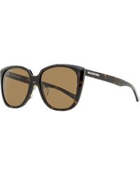 Balenciaga - Alternative Fit Sunglasses Bb0175Sa 002 57Mm Plastic (Acetate) - Lyst