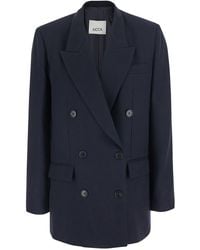 Jucca - Double-Breasted Wool Blazer Blazers - Lyst