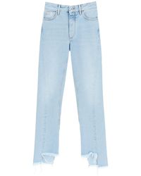 Off-White c/o Virgil Abloh - Lim-fit Jeans With Twisted Seams - Lyst