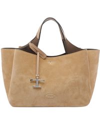 Tod's - Mini Handbag With T Timeless Charm - Lyst
