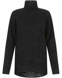 Balenciaga - Creased Ribbed Pullover - Lyst