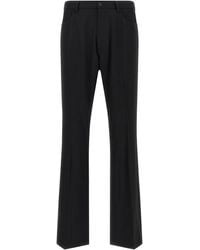 Balenciaga - Stretch Wool Twill Trousers - Lyst