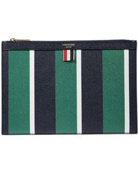 Thom Browne - Leather Flat Pouch - Lyst