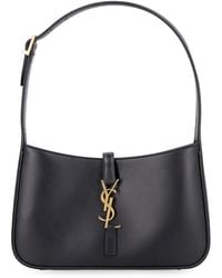 Saint Laurent - Leather Shoulder Bag Le 5 À 7 Calf Handbags - Lyst