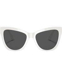 Versace - Sunglasses Cat Eye Full Rim, Frame And Dark Lens Ve4417U314-87 - Lyst