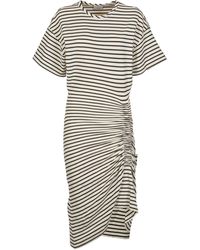8pm - Stripe Print Dress - Lyst