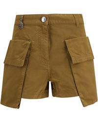 Pinko - Kiwi Cargo Shorts Cotton Bermuda - Lyst