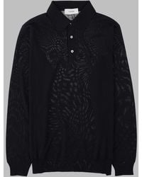 Lardini - Wool Polo Jumper Virgin Sweater - Lyst