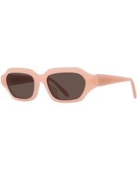 Loewe - Sunglasses Rectangle Full Rim, Shiny Frame And Lens Lw40157U72E - Lyst