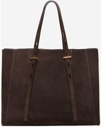 MINOBOSSI - Handbag Paula Suede Shoulder Bags - Lyst