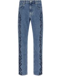 Isabel Marant - Cotton Straight-Leg Jeans Clothing - Lyst