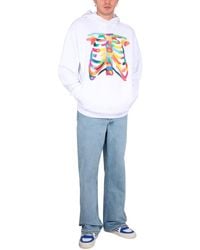 Marcelo Burlon - Rib Cage Sweatshirt Cotton Sweatshirts - Lyst