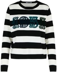 Max Mara - Viterbo' Two-Tone Virgin Wool Sweater - Lyst