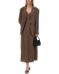 Alysi - Micro Stripes Blazer - Lyst