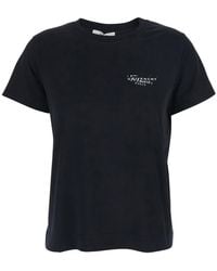Givenchy - Crew Neck T-Shirt With Logo On Front And Back - Lyst