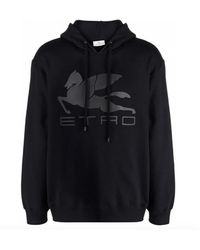 Etro - Cotton Hooded Sweatshirt - Lyst
