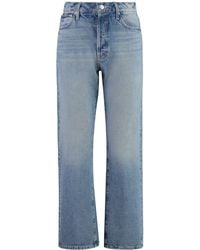 Mother - The Ditcher Hover Cropped Jeans - Lyst