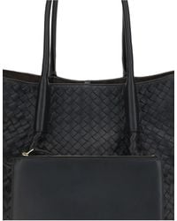 Bottega Veneta - Tote Bag Pinacoteca Calf Leather Shoulder - Lyst