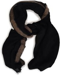 Mirror In The Sky - Semi-Fringed Scarf - Lyst