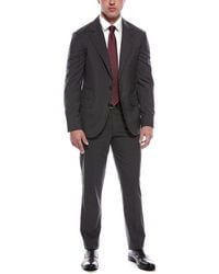 Brunello Cucinelli - Anthracite Wool Silk Tailored Blazer - Lyst
