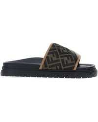 Fendi - Diagonal' Sandals - Lyst