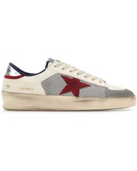 Golden Goose - Deluxe Brand Leather And Mesh Stardan Sneakers - Lyst