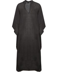 120% Lino - Linen Kaftan Dress - Lyst