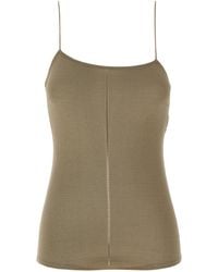 Lemaire - Intricate Perforated Viscose Blend Top - Lyst