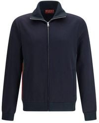 Gucci - Blue Polyester Shell Jacket - Lyst