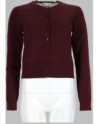 Tory Burch - T Monogram Jacquard Cardigan Sweater - Lyst