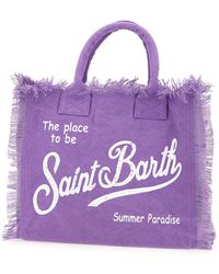 Mc2 Saint Barth - Vanity Cotton Canvas Bag - Lyst