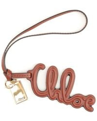 Chloé - Leather Keychain - Lyst