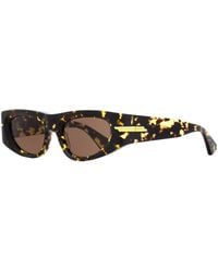 Bottega Veneta - Cat Eye Sunglasses Bv1144S 002 51Mm 1112 Plastic (Acetate) - Lyst