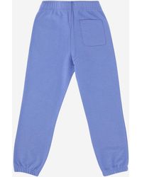 Polo Ralph Lauren - Cotton-Blend Pants With Logo Embroidery Trousers - Lyst