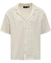 Represent - Shirt With Geometric Weave - Lyst