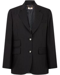 Elisabetta Franchi - Jacket Striped Wool- Virgin - Lyst