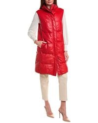 Brunello Cucinelli - Leather Long Jacket - Lyst