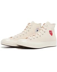 Comme des Garçons - Comme Des Garã§Ons Play X Converse Chuck 70 Hi Sneakers Shoes - Lyst