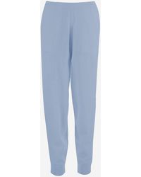 Allude - Wool And Cashmere Pants Virgin Trousers - Lyst