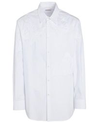 Valentino Garavani - White Cotton Dress Shirt - Lyst