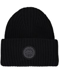 Canada Goose - Ribbed Knit Beanie - Lyst